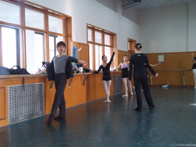 北京舞踊学院 中国中央バレエ団への研修08